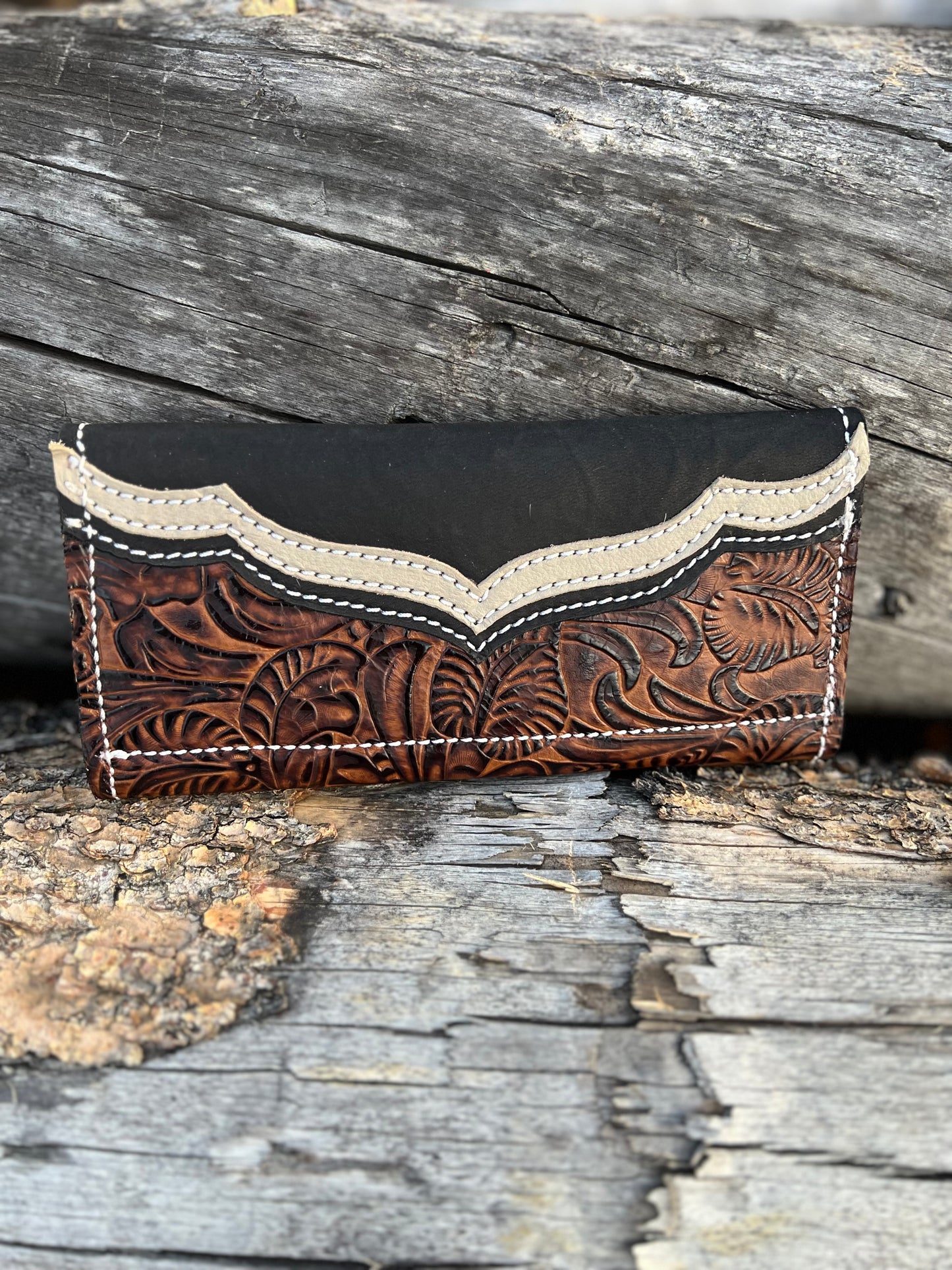 Tri-Fold Leather Wallet