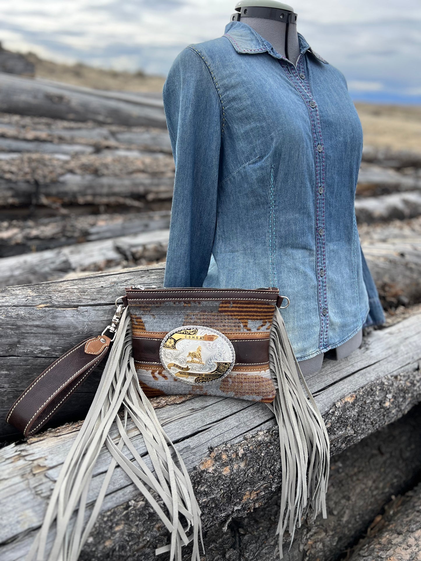 Buckle Bag + Wristlet