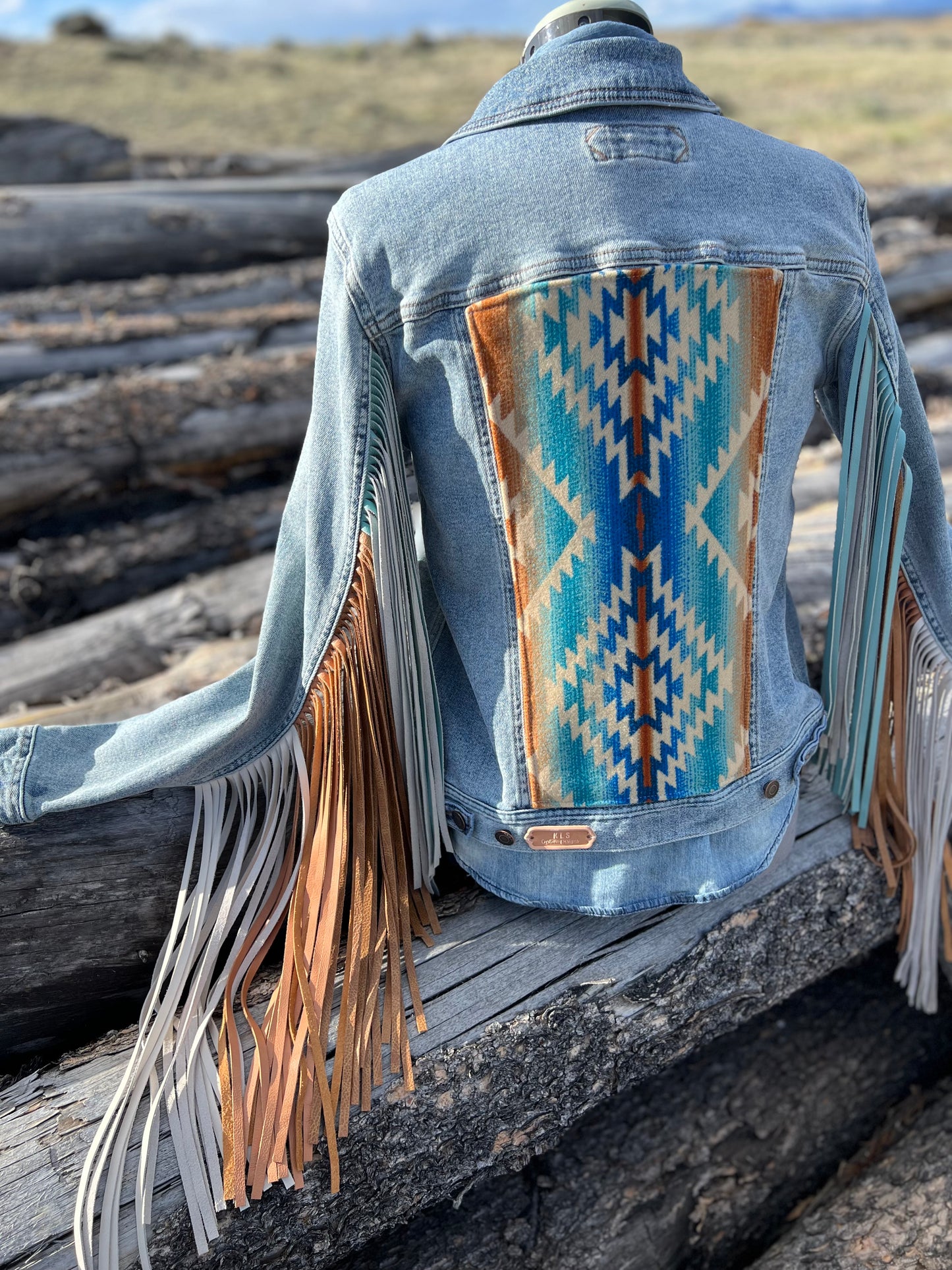 Fringe Jacket with Pendleton ~Ladies S/M