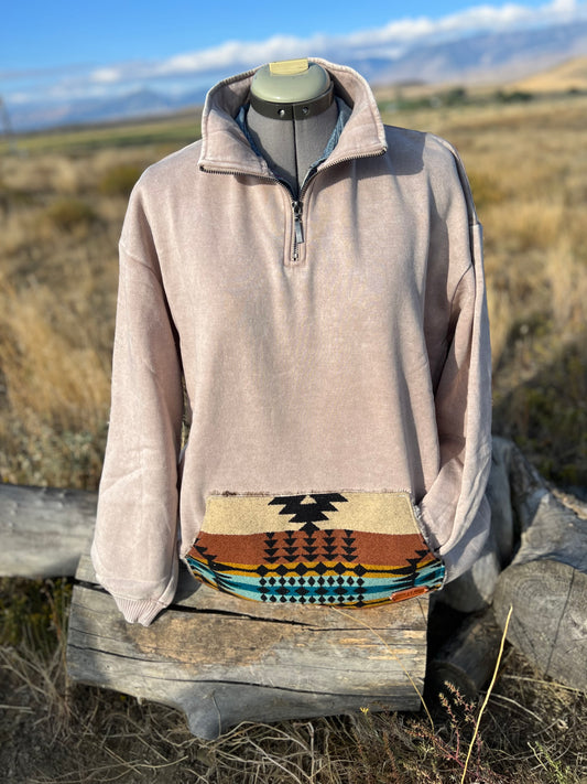 1/4 Zip Sweatshirt - 1X