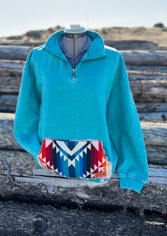 1/4 Zip Sweatshirt - 1X