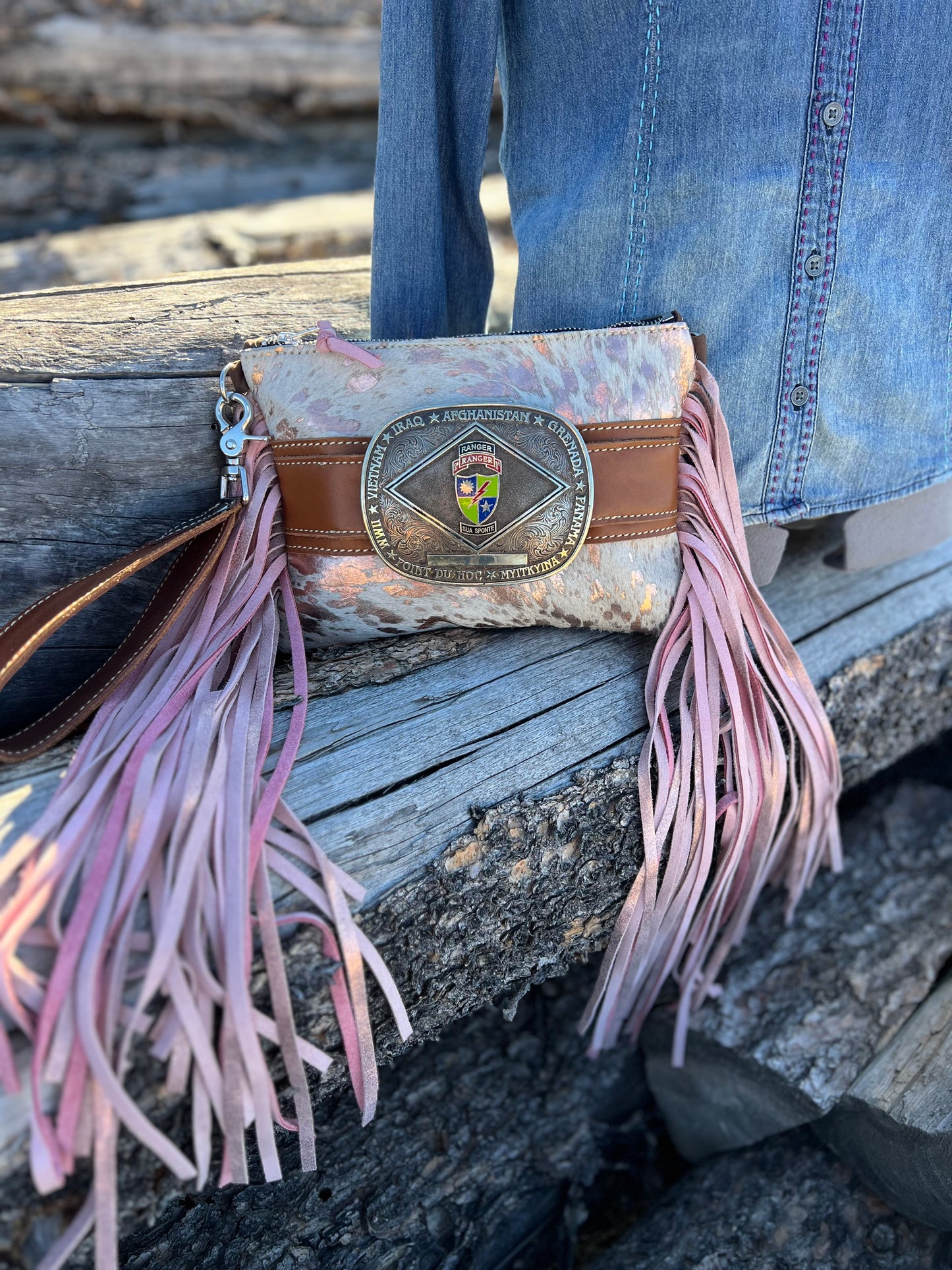 Buckle Bag + Wristlet