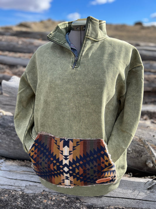 1/4 Zip Sweatshirt - Medium