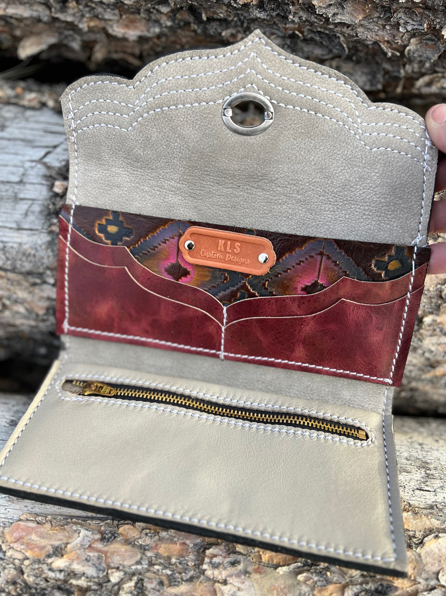 Tri-Fold Leather Wallet