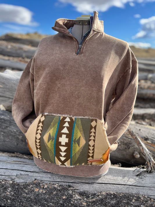 1/4 Zip Sweatshirt - Small