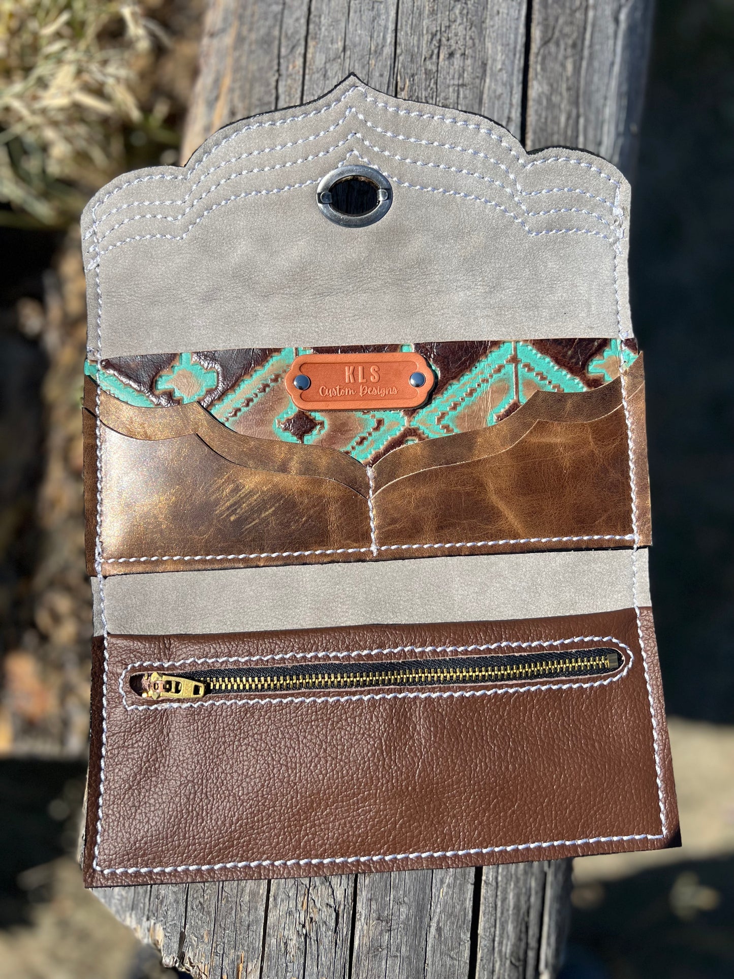 Tri-Fold Leather Wallet