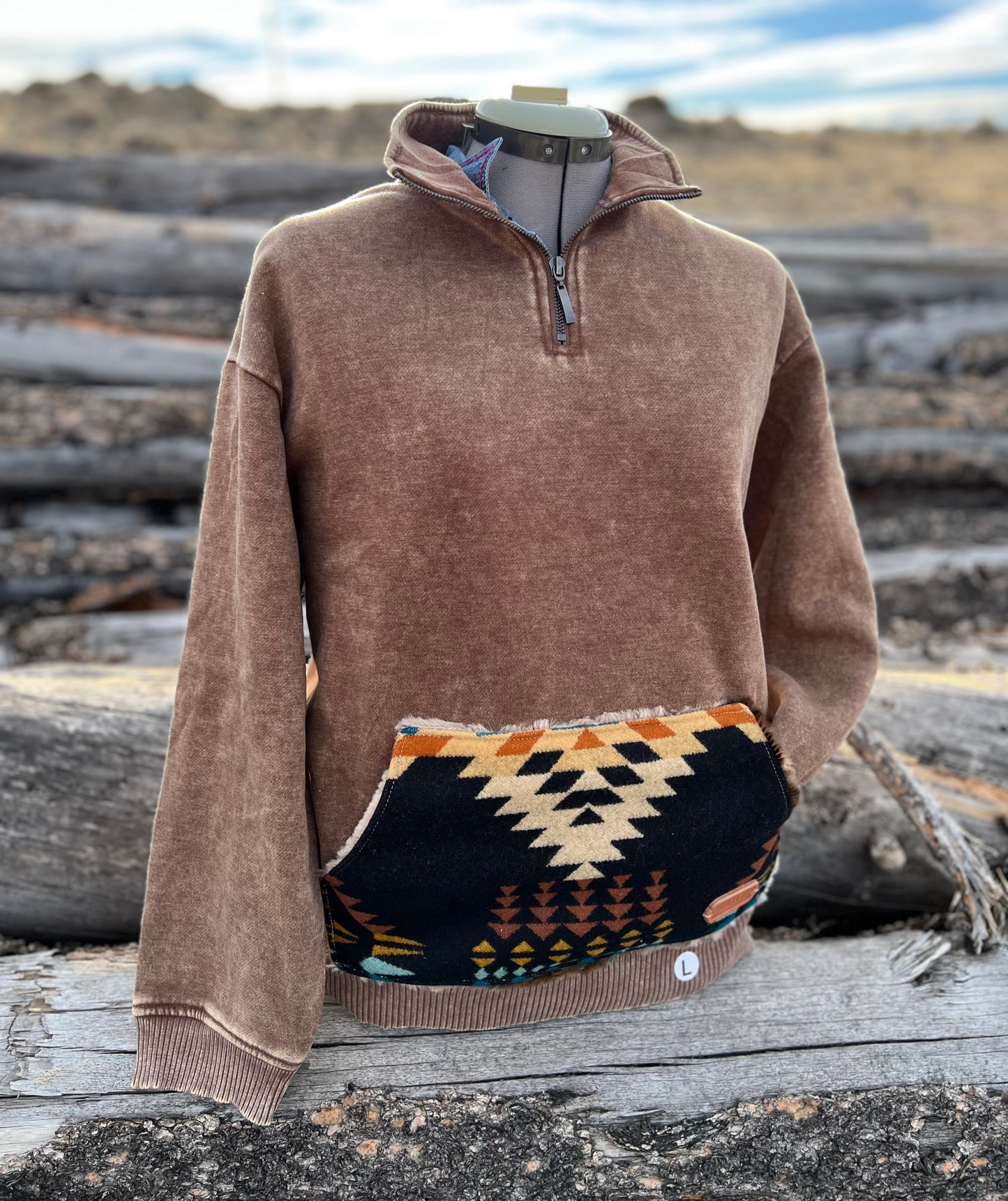 1/4 Zip Sweatshirt - Large