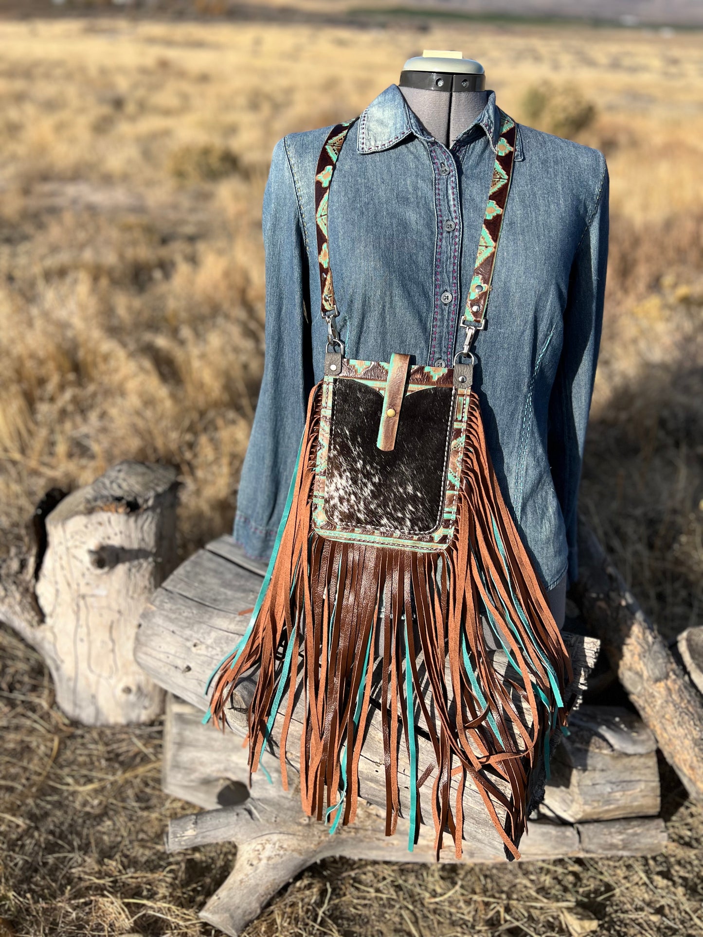 Cellphone Crossbody with Fringe