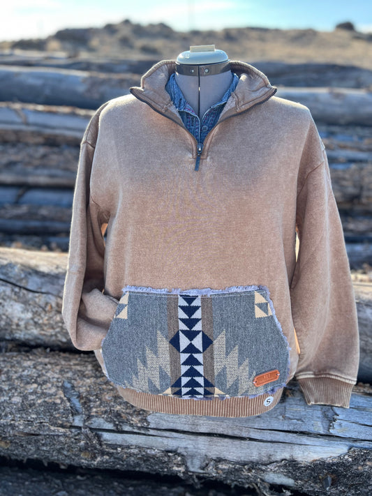 1/4 Zip Sweatshirt - Small