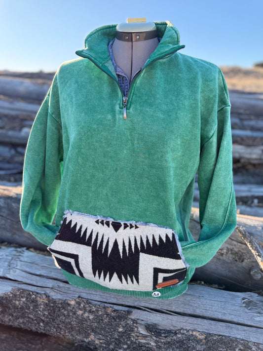 1/4 Zip Sweatshirt - Medium