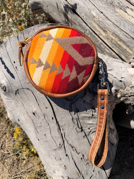 Mini Round Wristlet