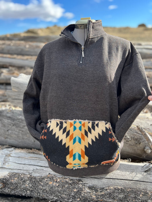 1/4 Zip Sweatshirt - Medium