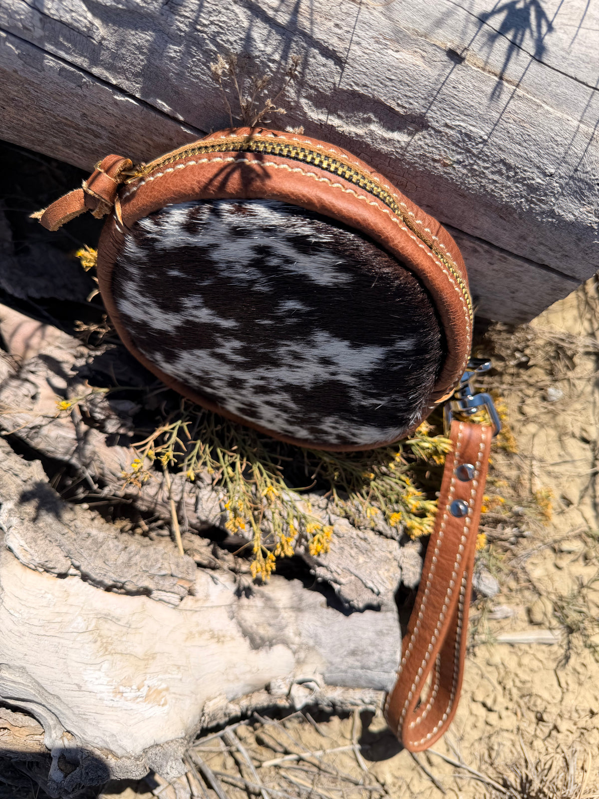 Mini Round Wristlet