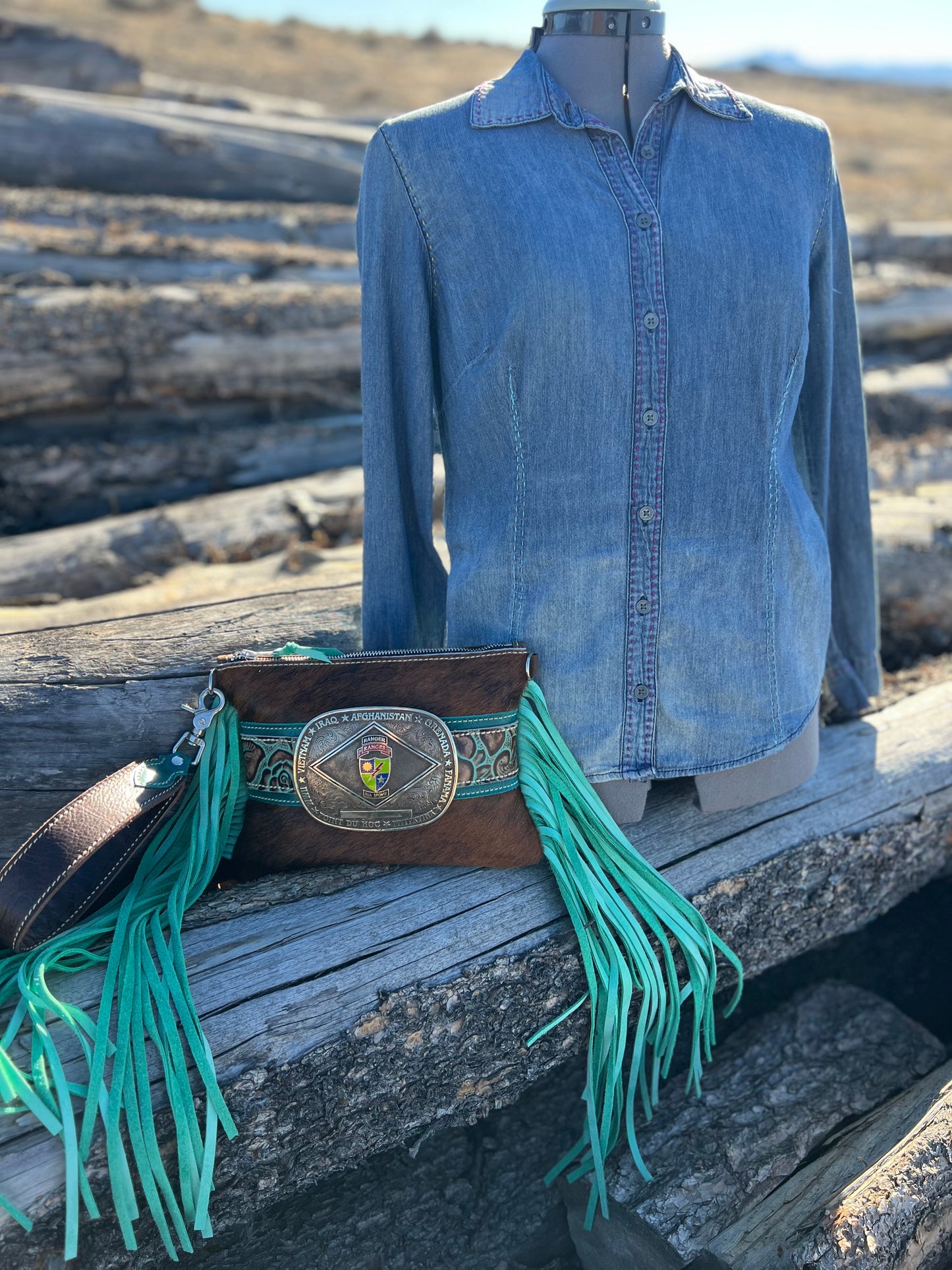 Buckle Bag + Wristlet