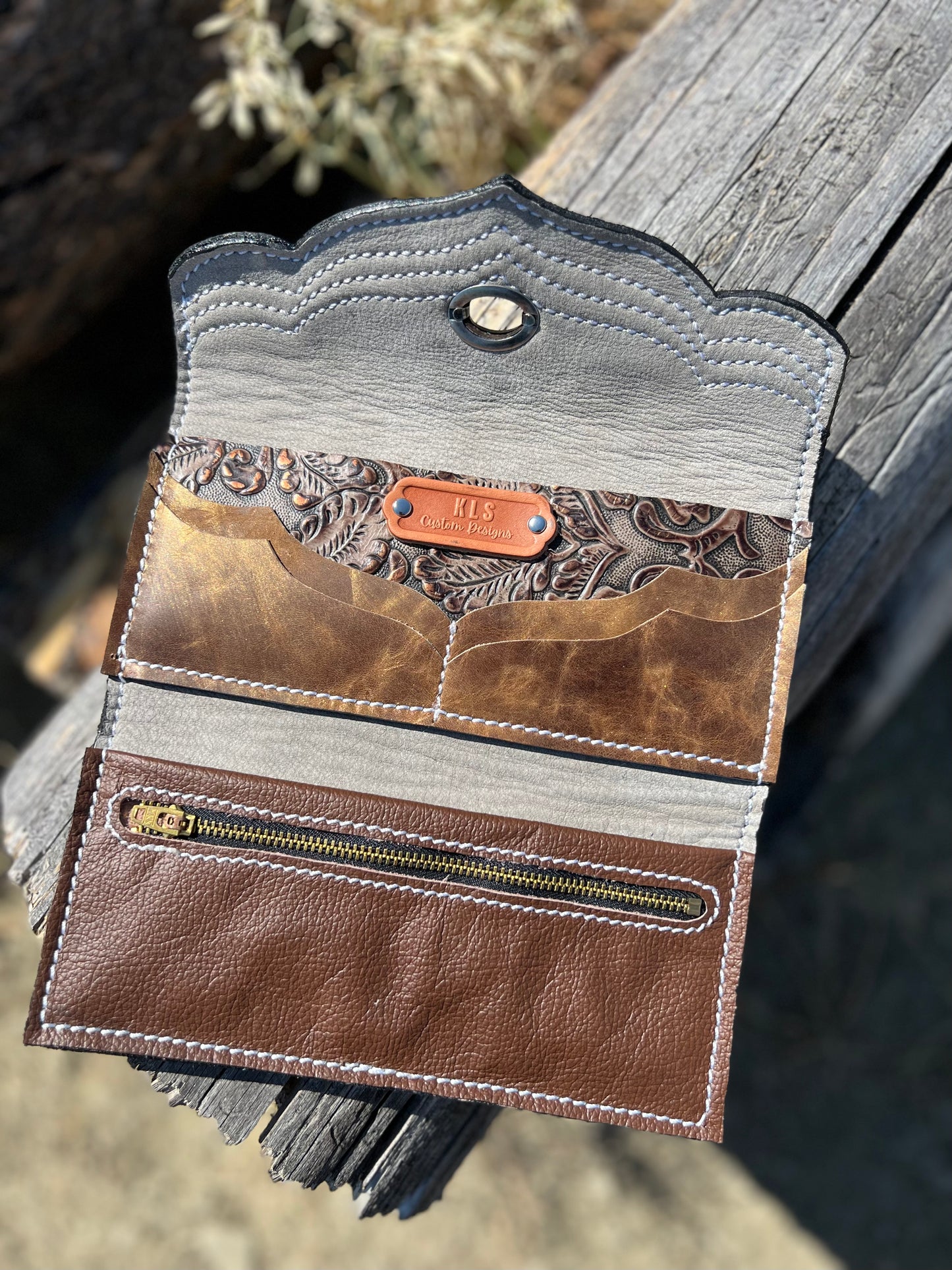 Tri-Fold Leather Wallet