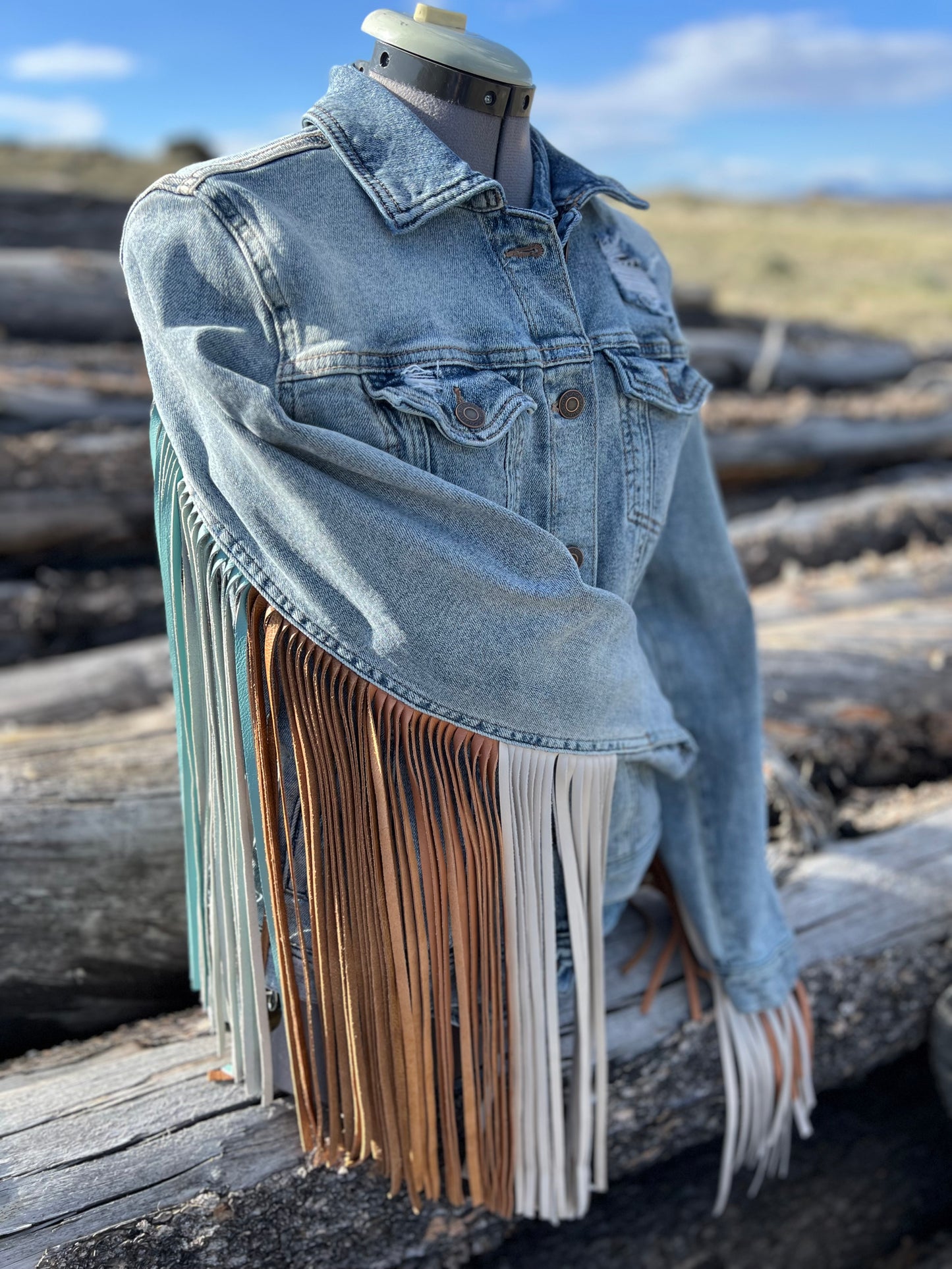 Fringe Jacket with Pendleton ~Ladies S/M
