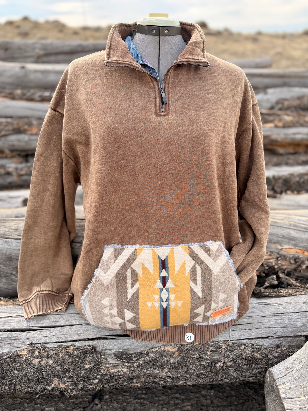 1/4 Zip Sweatshirt - XL