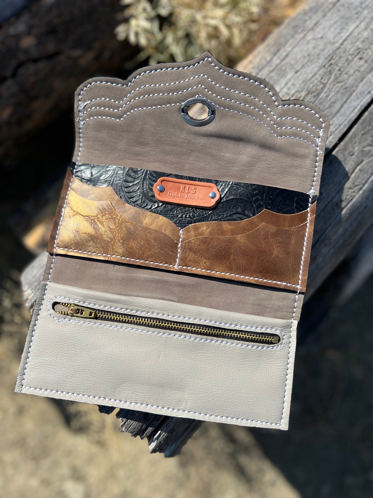 Tri-Fold Leather Wallet