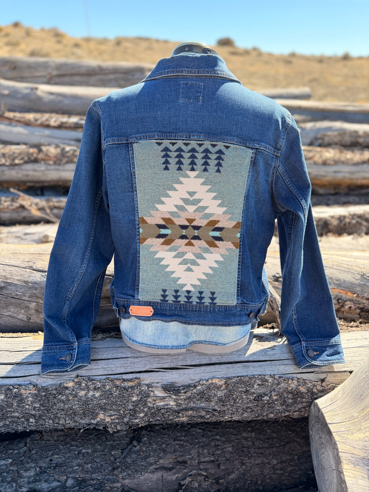 Jean Jacket with Pendleton ~Ladies XL