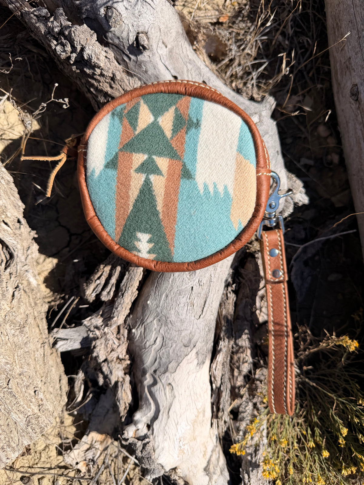 Mini Round Wristlet