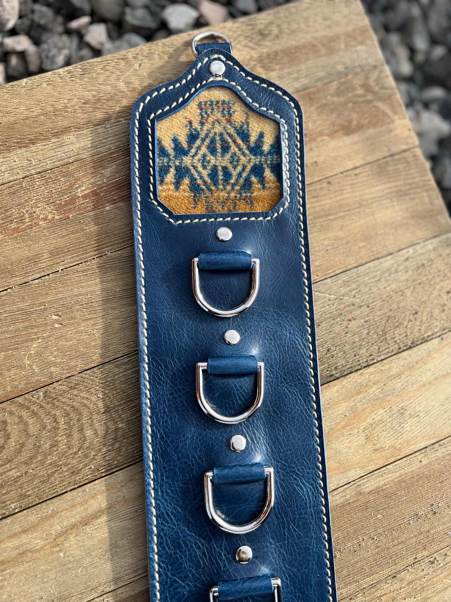 5 Ring Leather Wild Rag Holder