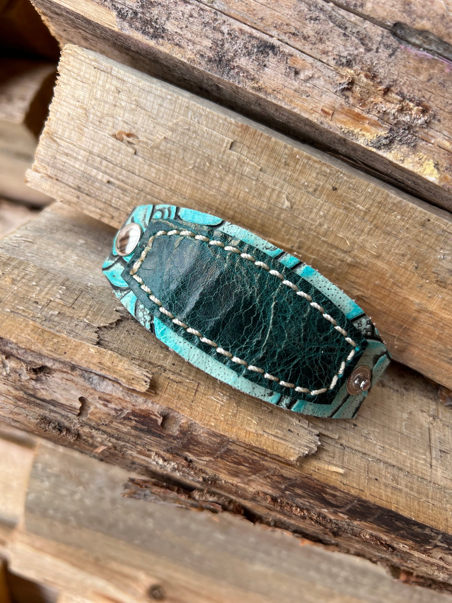 Leather Slide for Wild Rag/Scarf