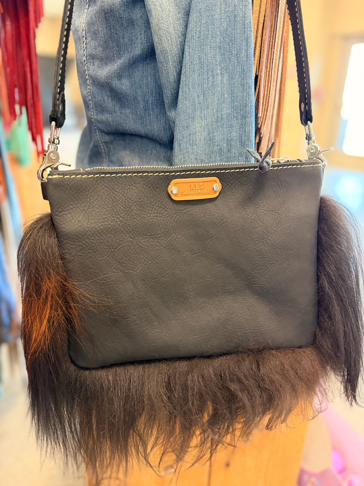Mongolian Sheep Shoulder Bag