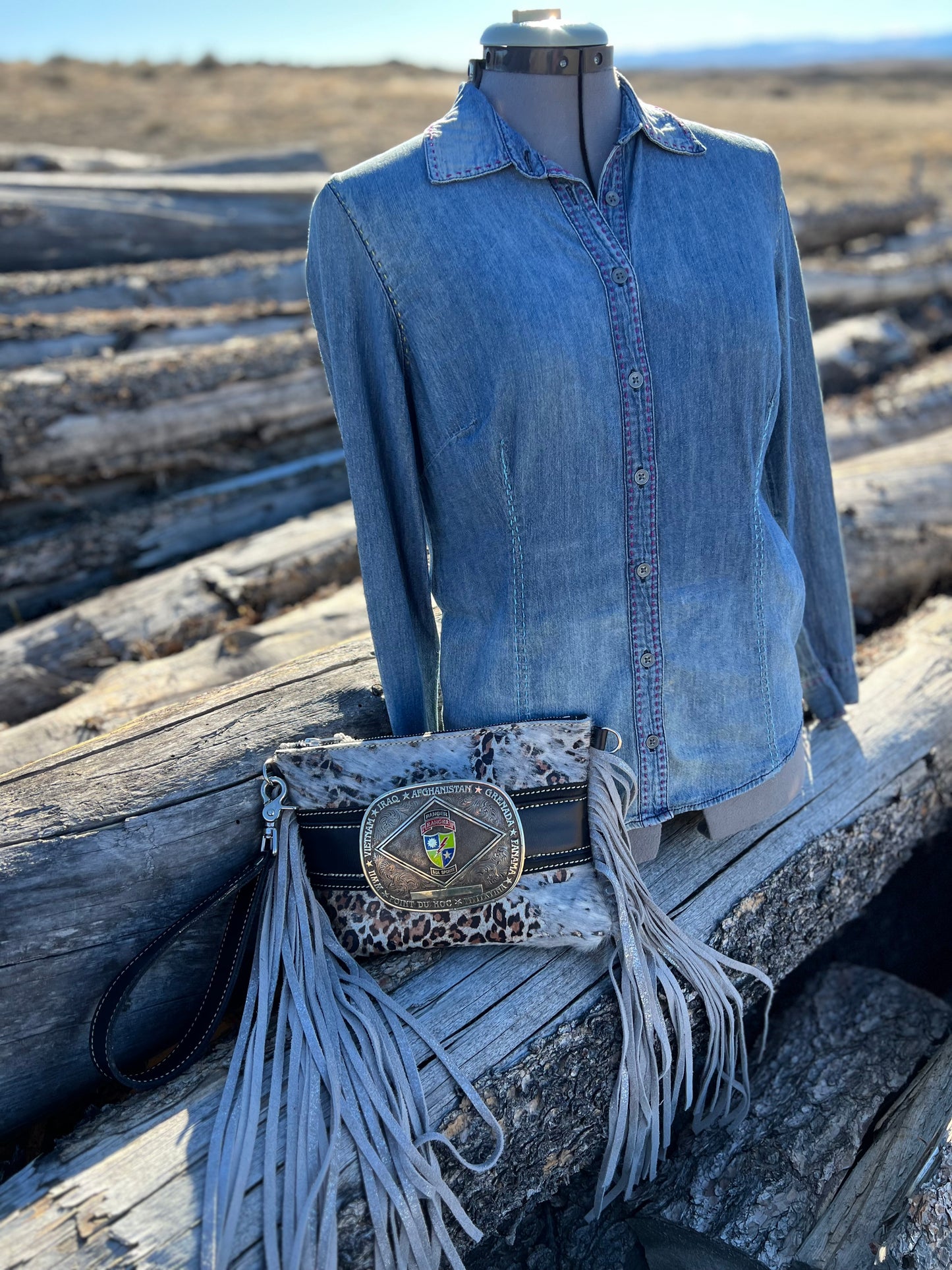 Buckle Bag + Wristlet