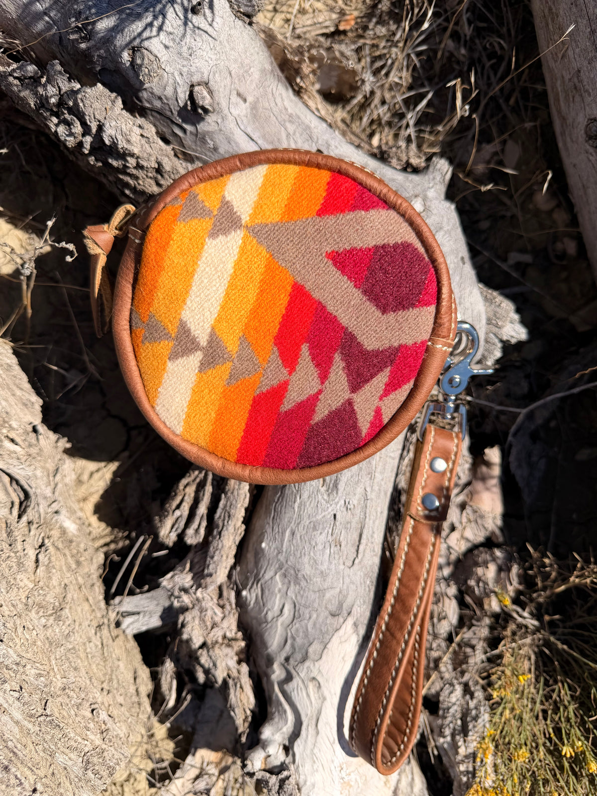 Mini Round Wristlet