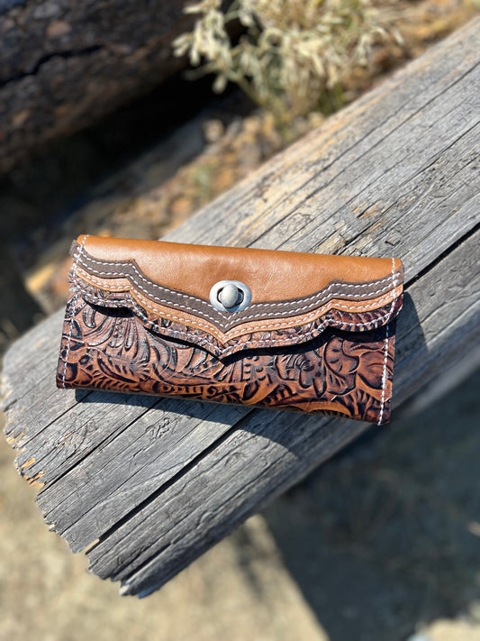 Tri-Fold Leather Wallet