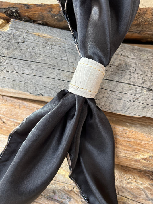 Leather Slide for Wild Rag/Scarf