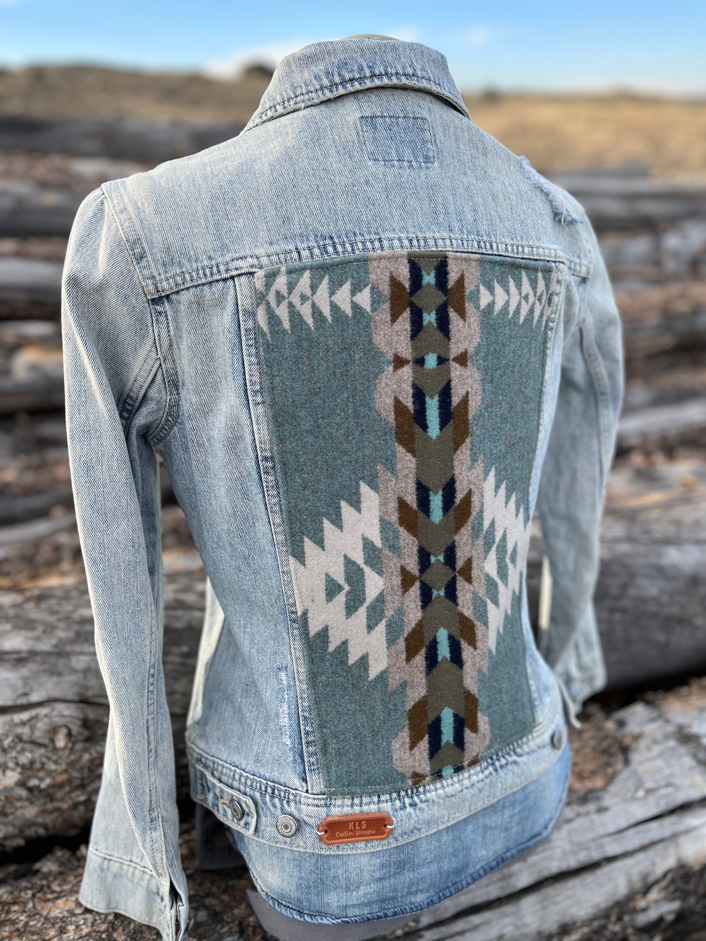 Jean Jacket with Pendleton ~Ladies M