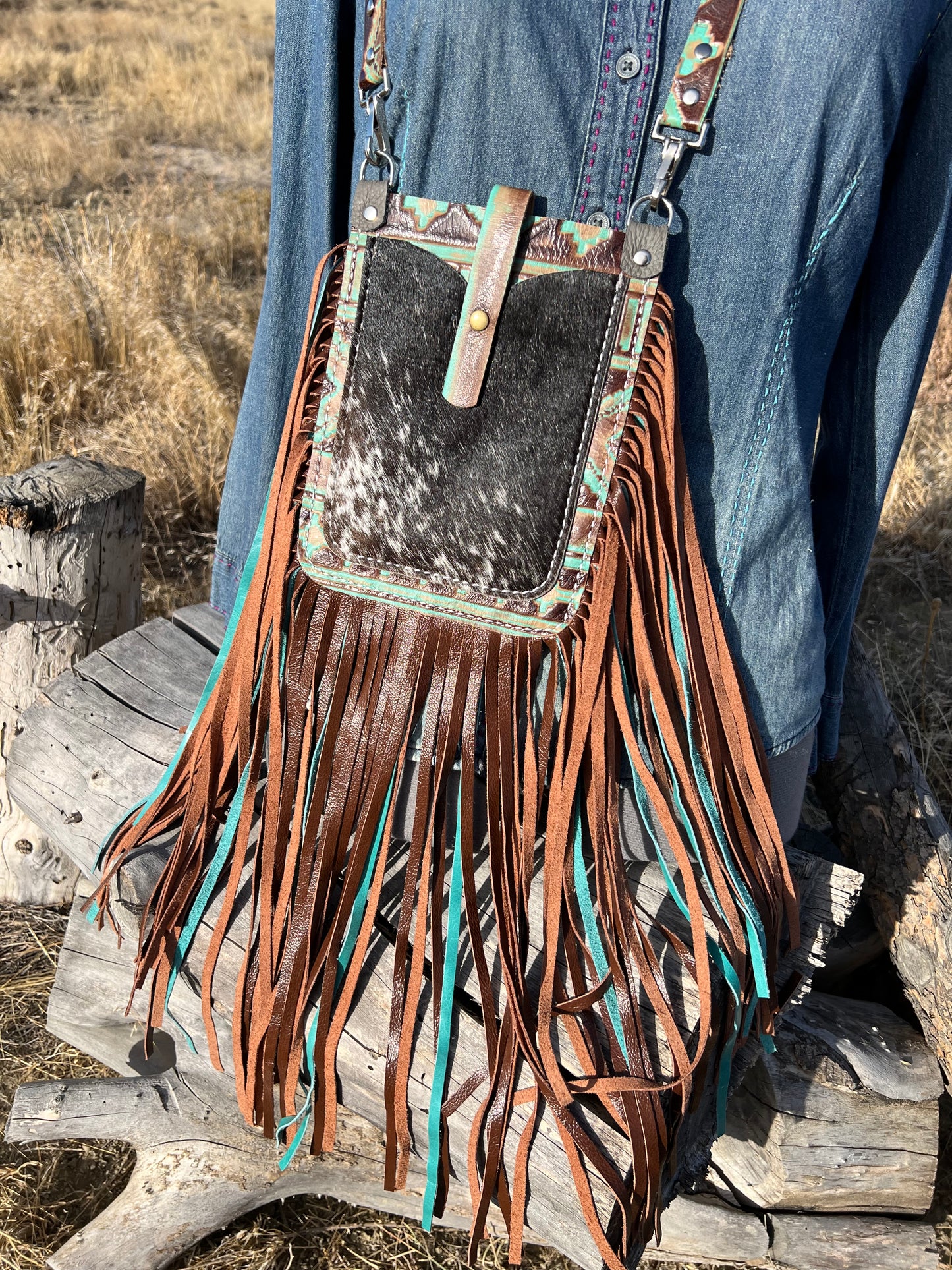 Cellphone Crossbody with Fringe