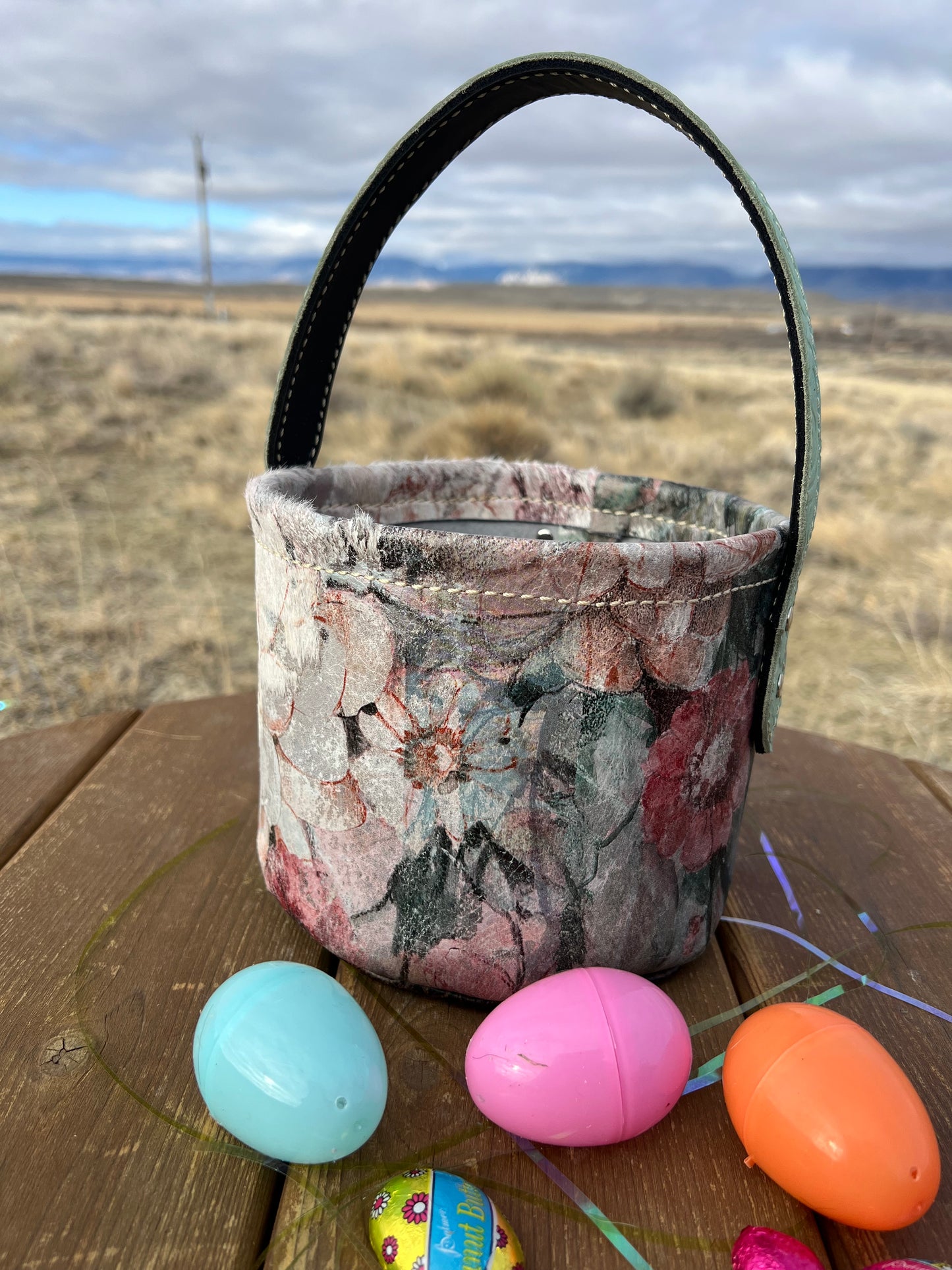 Leather Basket - Mini Size