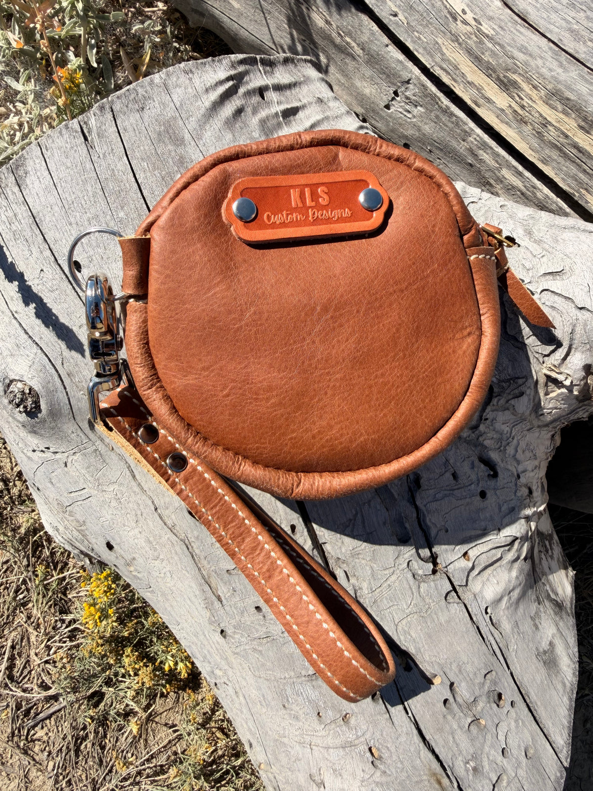 Mini Round Wristlet