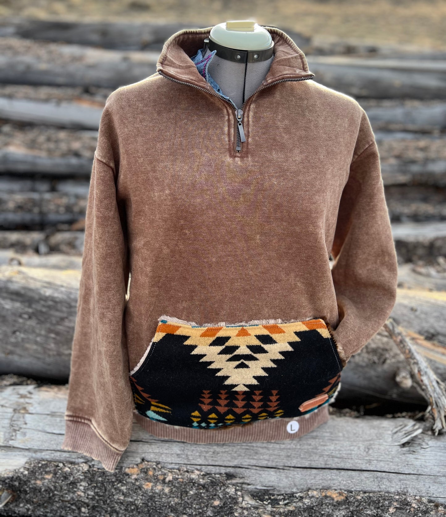 1/4 Zip Sweatshirt - Large