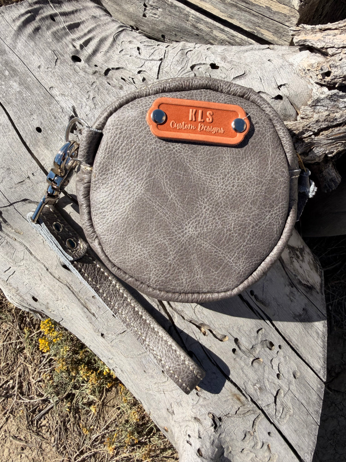 Mini Round Wristlet