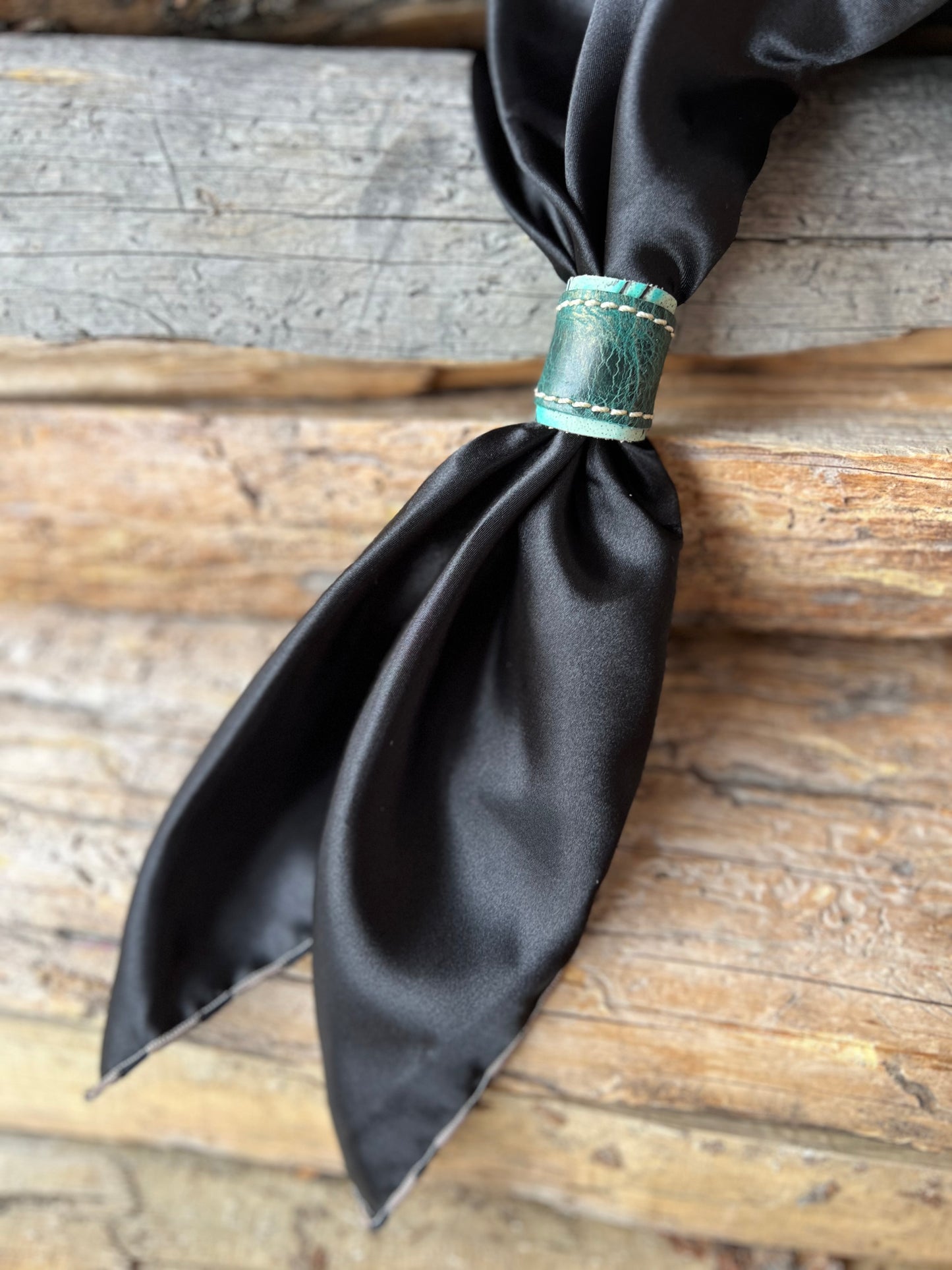 Leather Slide for Wild Rag/Scarf