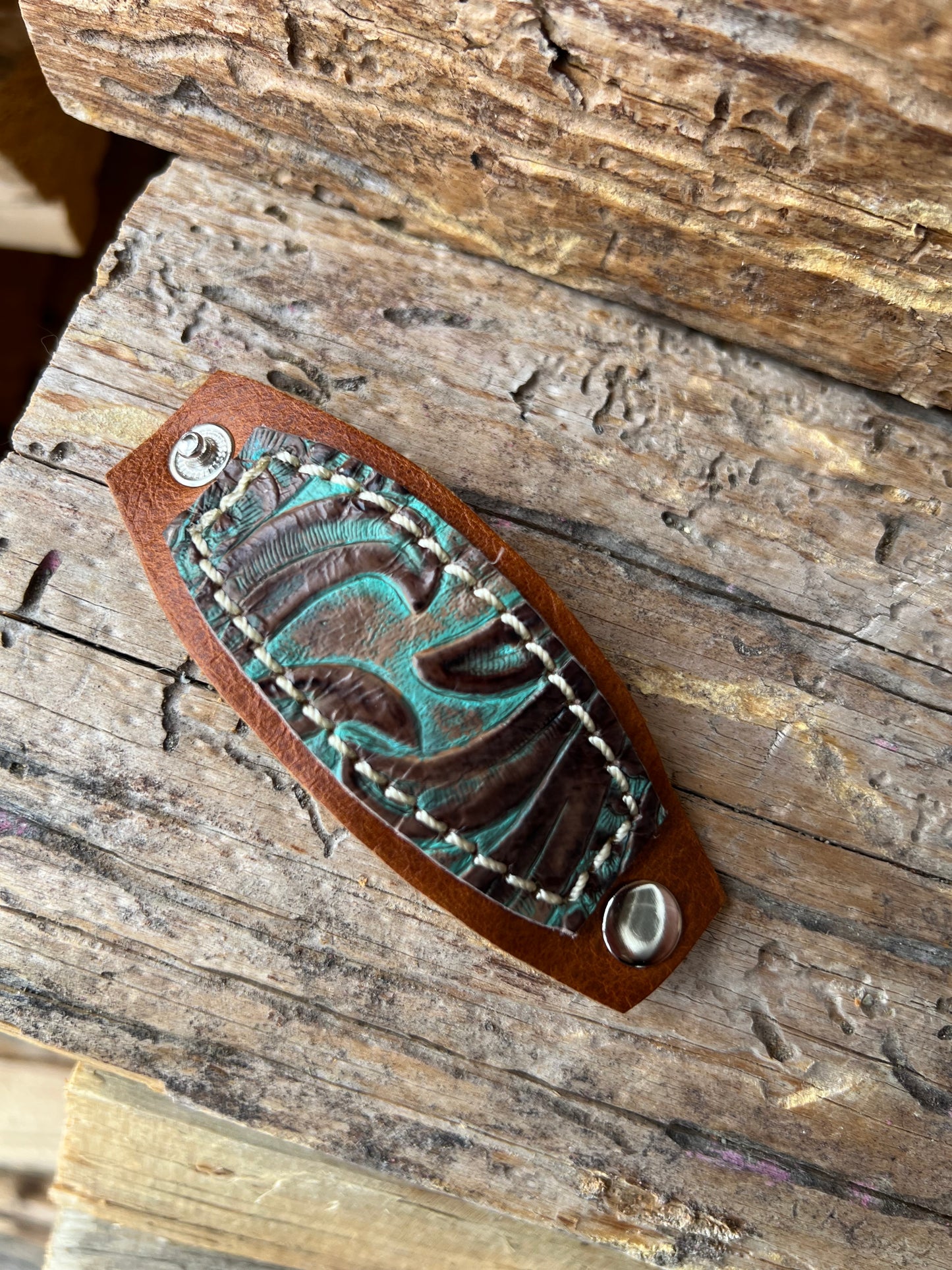 Leather Slide for Wild Rag/Scarf