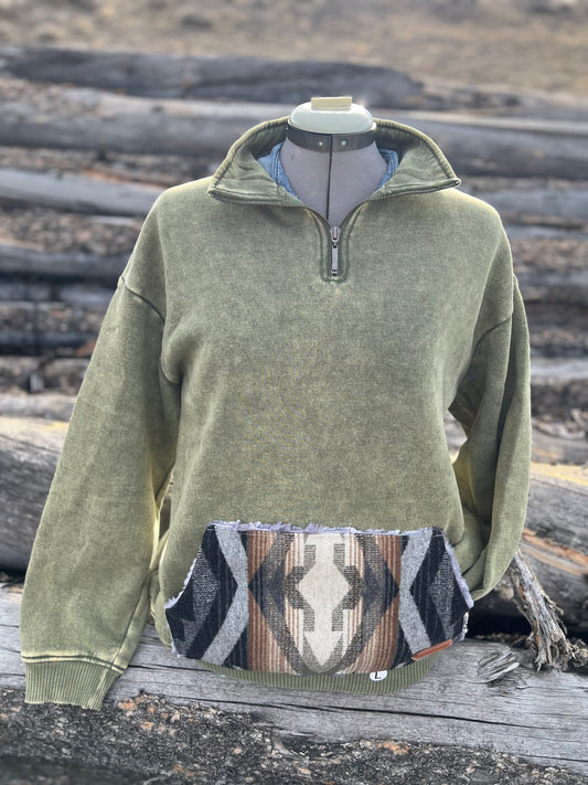 1/4 Zip Sweatshirt - Large