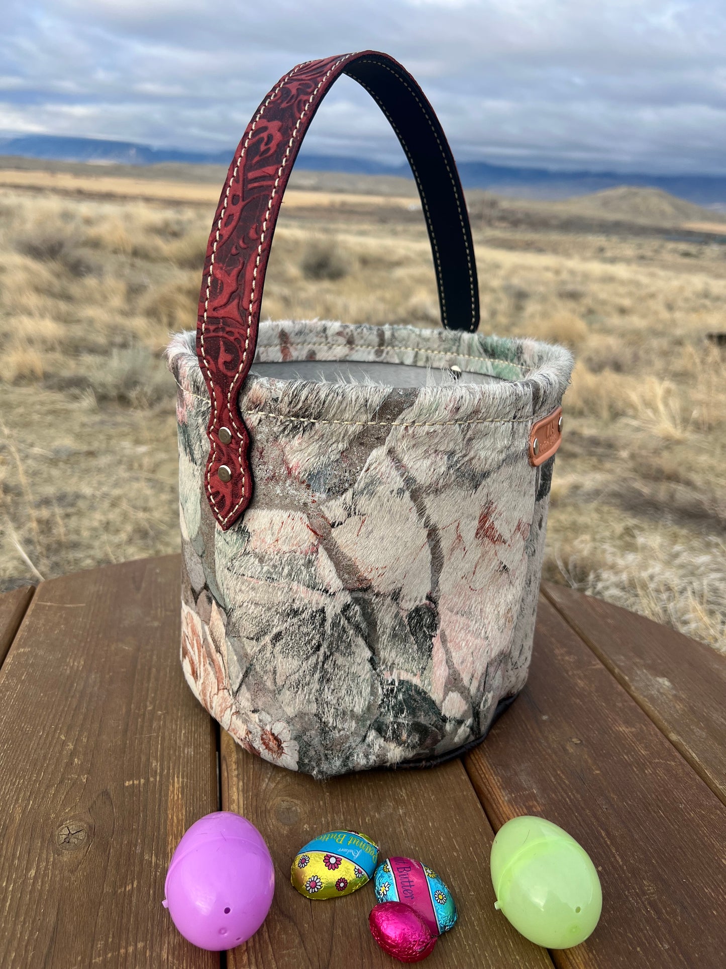 Leather Basket - Full Size