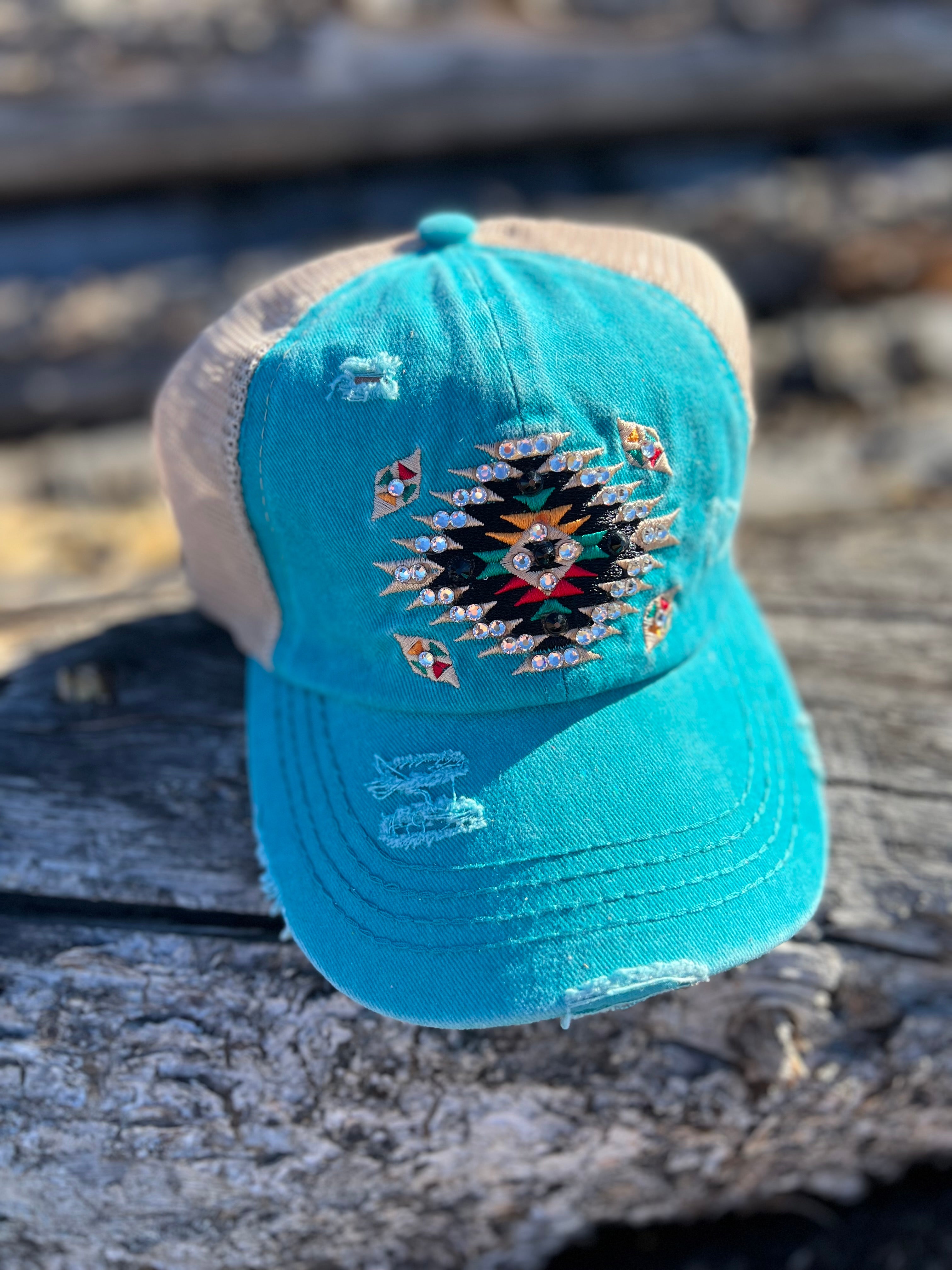 Bling Aztec Hat – KLS Designs