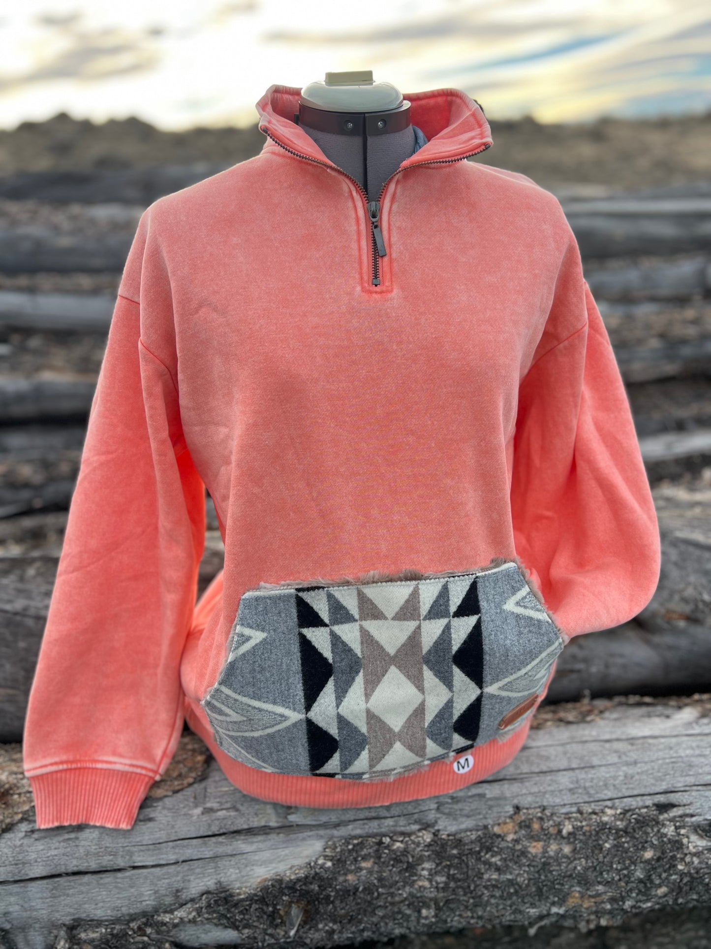 1/4 Zip Sweatshirt - Medium