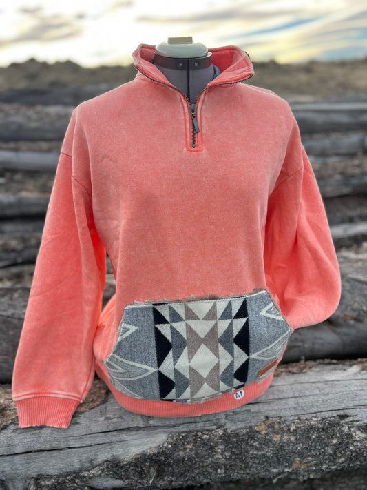 1/4 Zip Sweatshirt - Medium