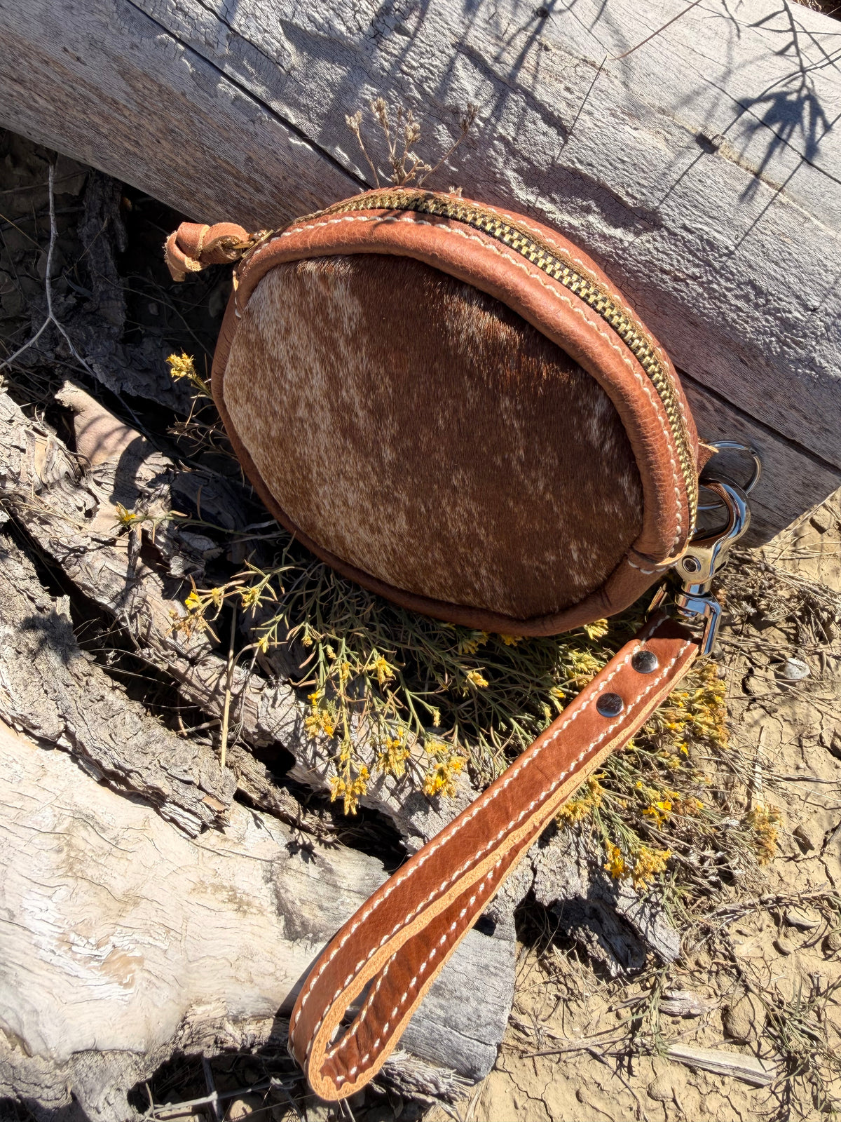 Mini Round Wristlet