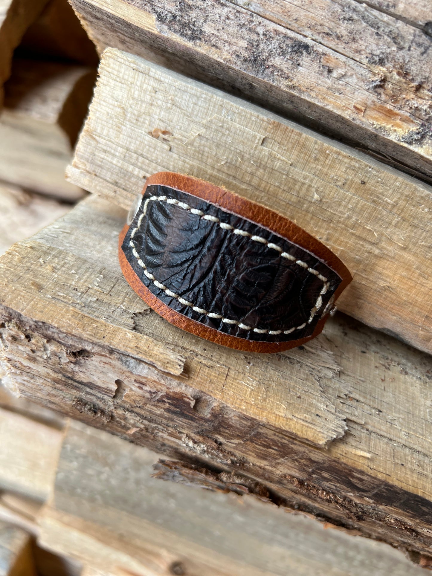 Leather Slide for Wild Rag/Scarf