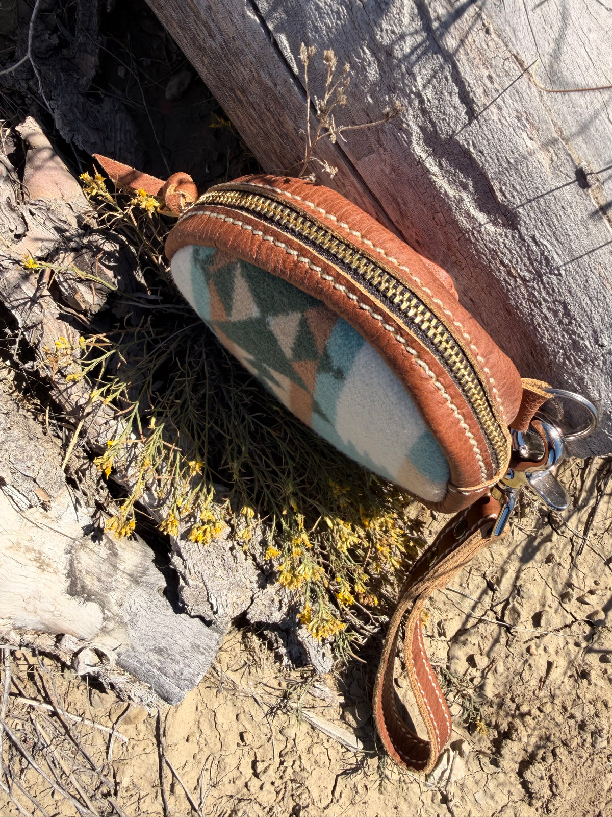 Mini Round Wristlet