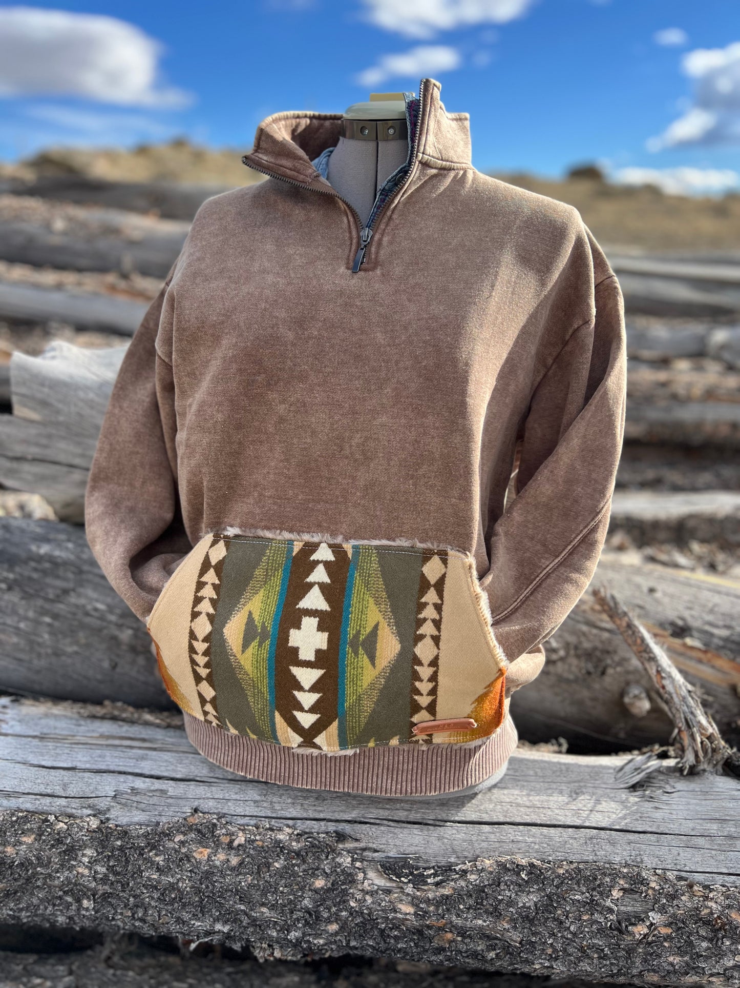 1/4 Zip Sweatshirt - Small