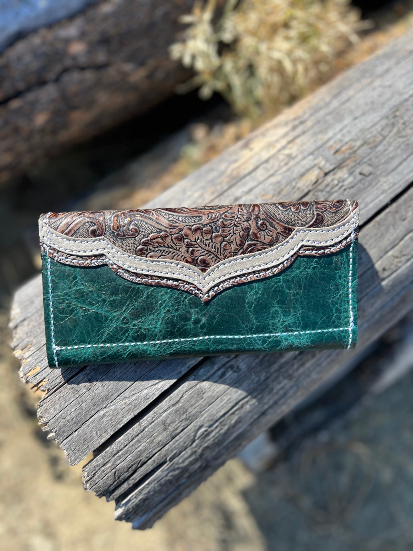 Tri-Fold Leather Wallet