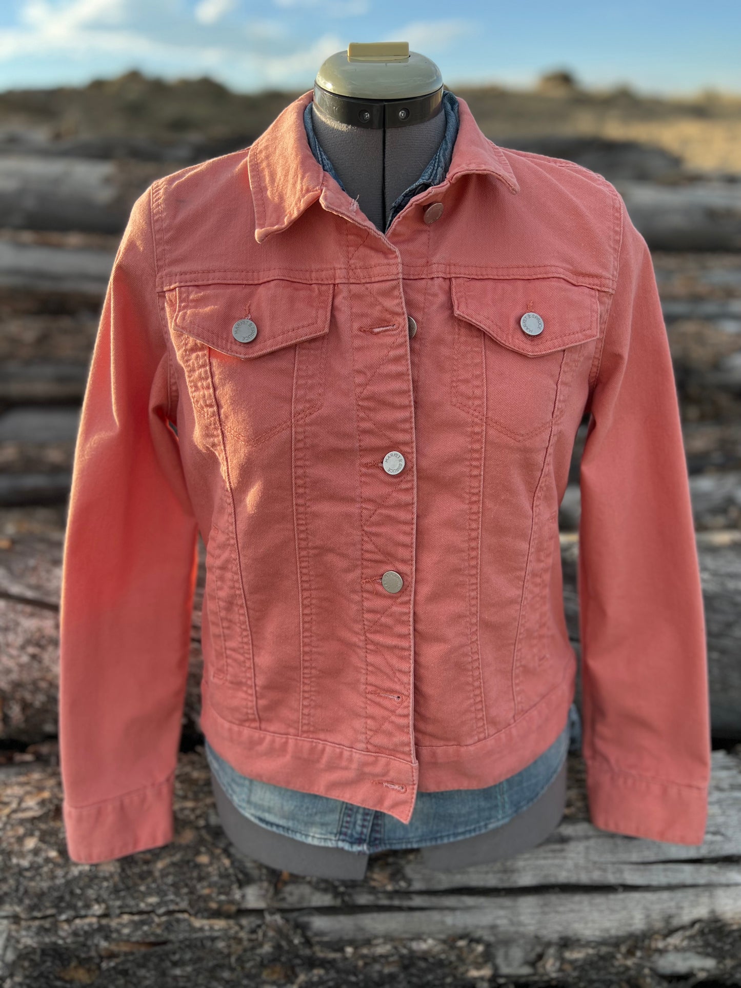 Light Coral Jacket with Pendleton ~Ladies M